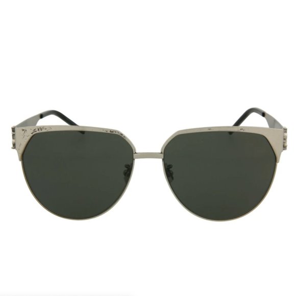 Saint Laurent Unisex Silver Metal Sunglasses!
